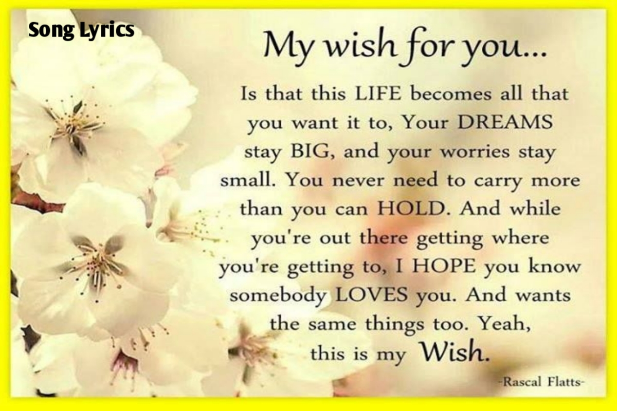 My Wish For You Song Lyrics